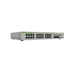 Switch Administrable CentreCOM GS970M, Capa 3 de 24 Puertos 10/100/1000 Mbps + 4 SFP Gigabit