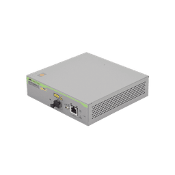 Convertidor de medios Gigabit Ethernet PoE+ a fibra óptica, conector LC, multimodo (MMF), distancia hasta 550 m