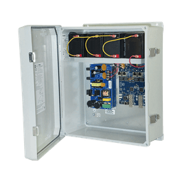 Fuente de Alimentación para PoE / 2 Entradas 1G Fiber SFP / 4 Salidas 10/100/1000 PoE/PoE+ configurable para 2 Salidas 60W Hi-PoE / Nema IP66 / Con capacidad de batería de respaldo / Requiere batería