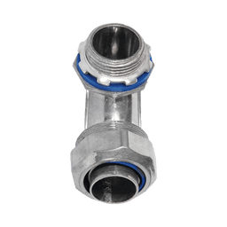 Conector Curvo para tubo tipo Liquidtight de 1/2"  (13 mm). Compatible con ANC-COT12.