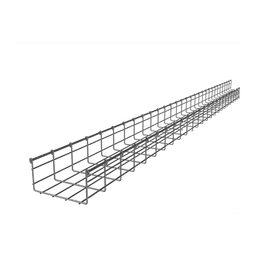 Charola Tipo Malla 105/200 mm, Acabado Electro Zinc, Hasta 334 Cables Cat6, Tramo de 3 Metros