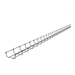 Charola Tipo Malla 33/100 mm, Acabado Electro Zinc, Hasta 53 Cables Cat6, Tramo de 3 Metros