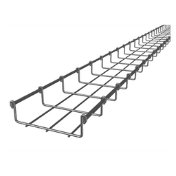 Charola Tipo Malla 33/150 mm, Acabado Electro Zinc, Hasta 79 Cables Cat6, Tramo de 3 Metros