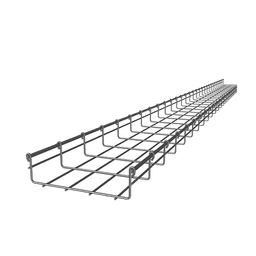 Charola Tipo Malla 66/200 mm, Acabado Electro Zinc, Hasta 210 Cables Cat6, Tramo de 3 Metros