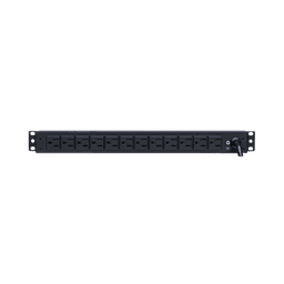 PDU Básico Para Distribución de Energía, Con 12 Tomas NEMA 5-15R Traseras, 1UR, 15 Amp, 120 Vca