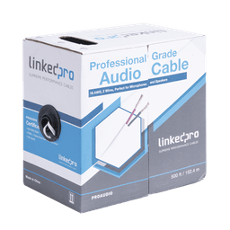 Cable para audio profesional de 2 conductores calibre 18 para aplicaciones de audio y automatización bobina de 152 m