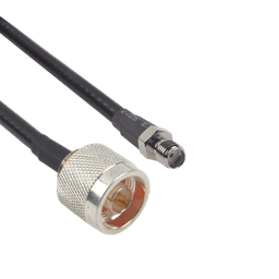 Cable LMR-240UF (Ultra Flex) de 60 cm con conectores N Macho y SMA Hembra.