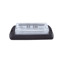 Luz Auxiliar Ultra Brillante X13 de 4 LEDs, Color Claro, con mica transparente