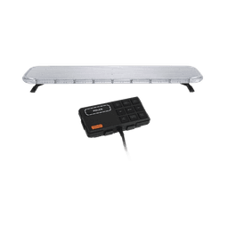 Barra de luces LED de 46" Rojo/Azul/Ambar , De 132 LEDs, Controlador Incluido, Ideal para Equipar Unidades de Seguridad Publica