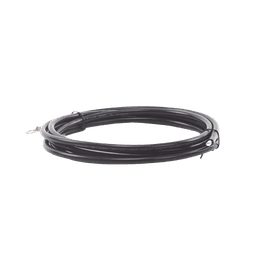 Cable para Controlador, 3.0 m, Negro, Calibre 8 AWG con Terminal de Ojo en un Extremo