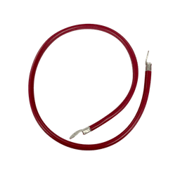 Cable para Baterías  1 m, Rojo, Calibre 2 AWG con Terminales de Ojo en Ambos Extremos