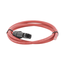 Cable Fotovoltaico, 1 m, Rojo, Calibre 10 AWG con Terminal MC4-M en un extremo