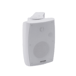 Altavoz de Pared de 2 vías | Woofer 4in + 1.5in | 2.5W - 20W | Para Sistemas 70/100V y 8 ohms | Material ABS | Rejilla y Bracket de Metal | Color Blanco