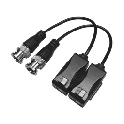 Kit de Transceptores (Baluns) con Terminal PUSH SUPERIOR PIG TAIL en ambos conectores, Resolución 4K , Cable flexible COAXIAL Blindado / COAXITRON / AUDIO POR COAXITRON /Conector 100% COBRE / Calidad PREMIUM