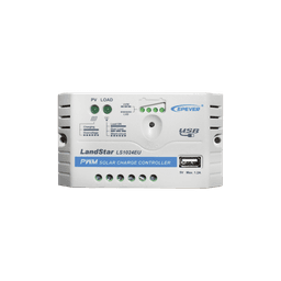 Controlador Solar PWM 12/24 V 10 A, Salida USB