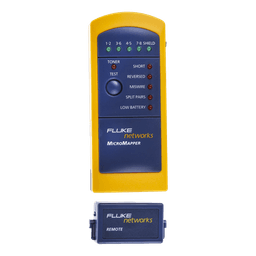 Probador de Mapa de Cableado MicroMapper™, para Verificar Rápida y Fácilmente la Integridad del Cableado de Par trenzado de Ethernet