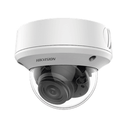 Domo TURBOHD 4K (8 Megapixel) / Lente Mot. 2.7 a 13.5 mm / 40 mts IR EXIR / IP67 / 12 Vcc / 24 VCA / TVI-AHD-CVI-CVBS / 9 a 15 Vcc