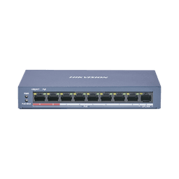 Switch PoE+ / No Administrable / 8 Puertos 10/100 Mbps PoE+ / 1 Puerto 100 Mbps Uplink / PoE hasta 250 metros / 60 W 