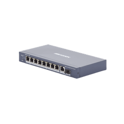 Switch PoE+ / No Administrable / 6 Puertos 10/100/1000 Mbps PoE+ / 2 Puertos 1000 PoE++(90 W) / 1 Puerto 1000 Mbps Uplink + 1 Puerto SFP / PoE hasta 250 Metros /  110 Watts 