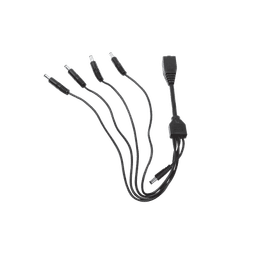 Cable con 5 Vías para Alimentar 4 Cámaras TURBOHD y DVR TURBOHD epcom / HIKVISION