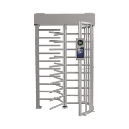 Torniquete SENCILLO (1 Carril) de Cuerpo Completo Bidireccional / Exterior /  Acero Inoxidable SUS304 / 30 Personas por Minuto / Compatible con Reconocimiento Facial (Terminal no Incluida)