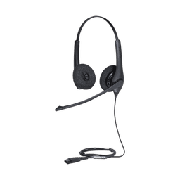 Jabra Biz 1500 Duo, auricular profesional con cancelación de ruido, ideal para contact center con conexión QD (1519-0157) 