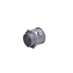 Conector 1" (25mm) pared delgada con tornillo tipo americano galvanizado etiqueta verde