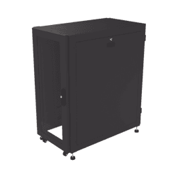 Gabinete Profesional para Telecomunicaciones de 24UR, 600 mm de Ancho x 1000 mm de Profundidad.