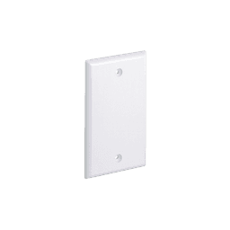 Placa de Pared Ciega Universal, Color Blanco