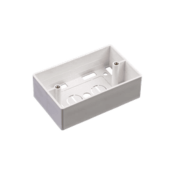 Caja de Pared Universal, Color blanco, Para montaje con Placas de Pared 