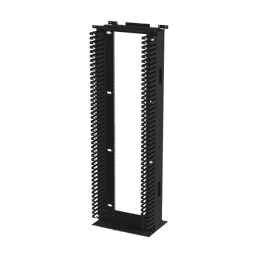 Rack de Acero de 7ft x 19in, 45UR con Organizadores Verticales Y Guía Superior para Cableado. 