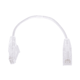 Cable de Parcheo Slim UTP Cat6 - 20 cm Blanco Diámetro Reducido (28 AWG)