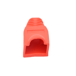 Bota Plástica para protección de Plug RJ45, Color Rojo