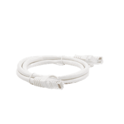 Cable de parcheo UTP Cat6 - 1 m - blanco