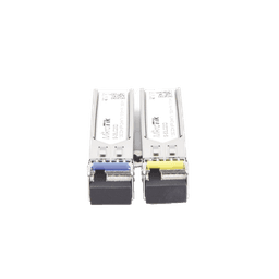 Transceptores MiniGbic SFP 1.25G LC WDM para fibra Mono Modo 20 Kms