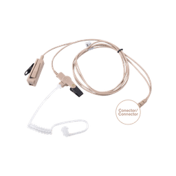 Kit de Micrófono-Audífono profesional de 2 cables para KENWOOD NX-340/320/420, TK-3230/3000/3402/3312/3360/3170