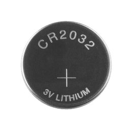 Batería de litio CR2032 de 3 V a 225 mAh (No recargable)