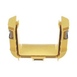 Union Recta "Cople", Para Canaleta FiberRunner™ 4X4, Color Amarillo