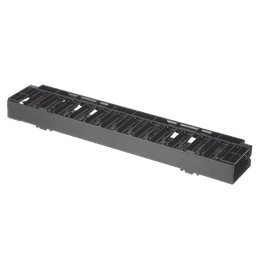 Organizador de Cables Horizontal NetManager, Sencillo (Solo Frontal), Para Rack de 19in, 1UR