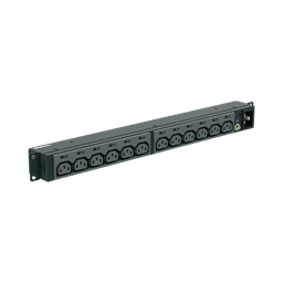 PDU Básico para Distribución de Energía, Enchufe de Entrada NEMA L6-20P, Con 13 Contactos C13, Instalación Horizontal de 19in, 1UR, 20 Amp, 120 o 220 Vca