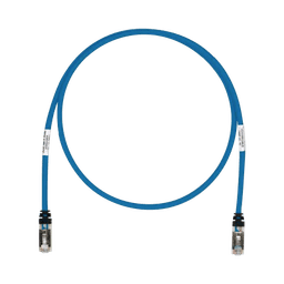 Patch Cord Cat6A, Blindado S/FTP, CM/LS0H, 10ft, Color Azul