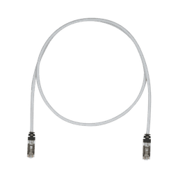 Patch Cord Cat6A, Blindado S/FTP, CM/LS0H, 3ft, Color Gris