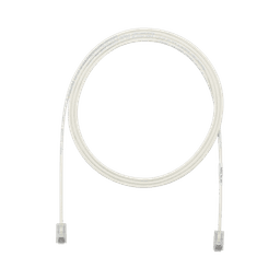 Cable de Parcheo UTP Cat6A, CM/LSZH, Diámetro Reducido (28AWG), Color Blanco Mate, 5ft