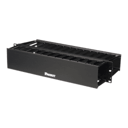 Organizador de Cables Horizontal PatchLink, Doble (Frontal y Posterior), Para Rack de 19in, 2UR