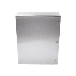 Gabinete de Acero Inoxidable IP66 Uso en Intemperie (800 x 1000 x 300 mm) con Placa Interna Galvanizada.