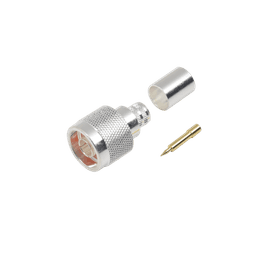 Conector N Macho de Anillo plegable para cables LMR-400, 9913, CNT-400, RG8/U-SYS, RFLASH-1113, 8214.