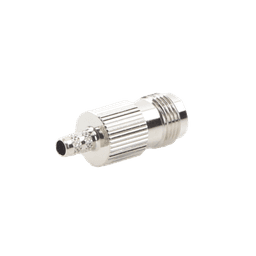 Conector TNC Hembra de Anillo Plegable para Cables RG-58/U, RG-142/U, Niquel /Oro /Delrin.