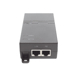 Inyector PoE estándar 802.3at Gigabit (53 V - 0.6 A - 30w)