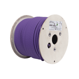 Bobina de Cable U/UTP de 4 pares, Z-MAX, Cat6A, Soporte de Aplicaciones 10GBase-T, LS0H, Color Violeta, 305m