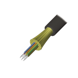 Cable de Fibra Óptica de 12 hilos, Interior/Exterior, Tight Buffer, No Conductiva (Dielectrica), Riser, Multimodo OM3 50/125 optimizada, 1 Metro